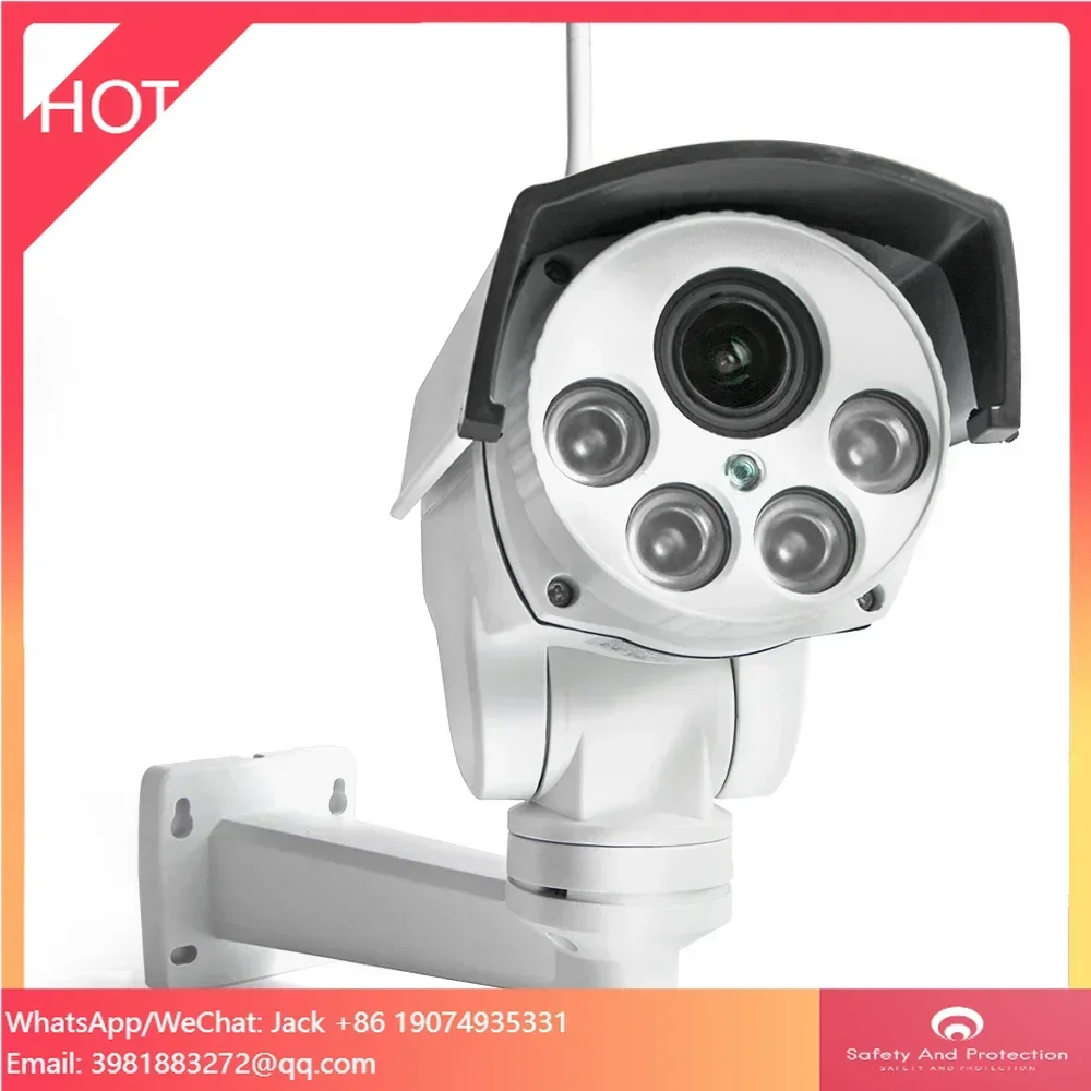 4G SIM Card Wifi PTZ Camera Outdoor 5X Optical Zoom Auto Focus HD 1080P Bullet Camera Wireless IR 50M CCTV Wi-Fi IP Camera