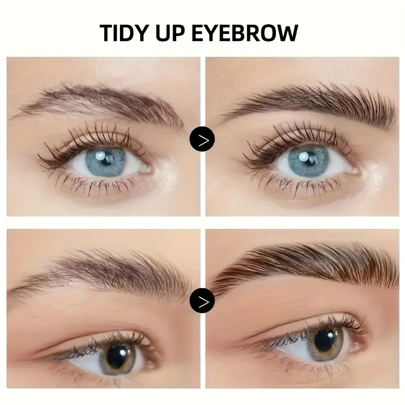 BEAUTY GLAZED Eyebrow Gel with Brush Quick-Drying LongLasting Waterproof Brow Styling Liquid for All Skin Types