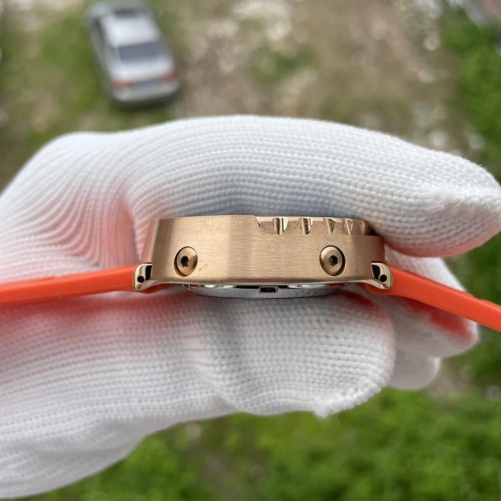 STEELDIVE Men Diver Watch 47.5mm Bronze Tuna Automatic Mechanical Wristwatch Military 30ATM Waterproof Luminous Sapphire NH35