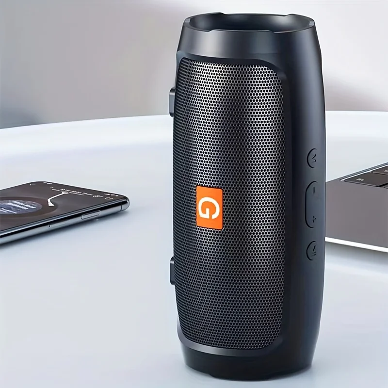 Caixa de Som Bluetooth Portátil Vertical com Botões Laterais, Ofertas da Black Friday, Ofertas da Cyber Monday, Tecnologia de Áudio