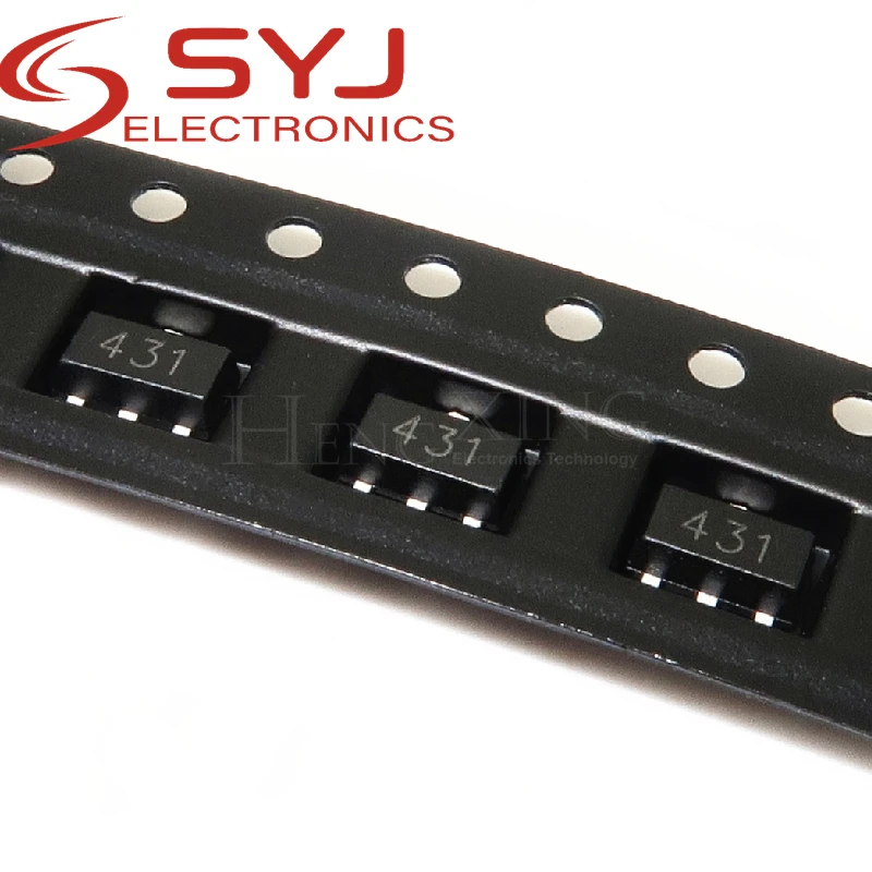 10piece TL431CPK Silk screening:431 SOT-89