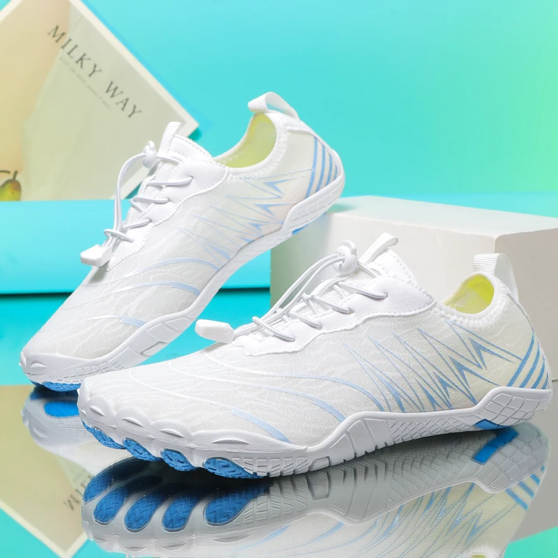 Quick-drying Aqua Shoes for Unisex Barefoot Water Shoes Anti-Slip Outdoor Beach Sports Swimming Wading Sneakers for Men Women