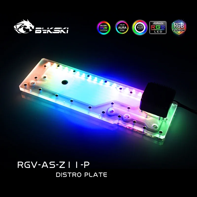 BYKSKI Acrylic Board Water Channel Solution use for ASUS ROG Z11 Case / Kit for CPU and GPU Block / Instead Reservoir
