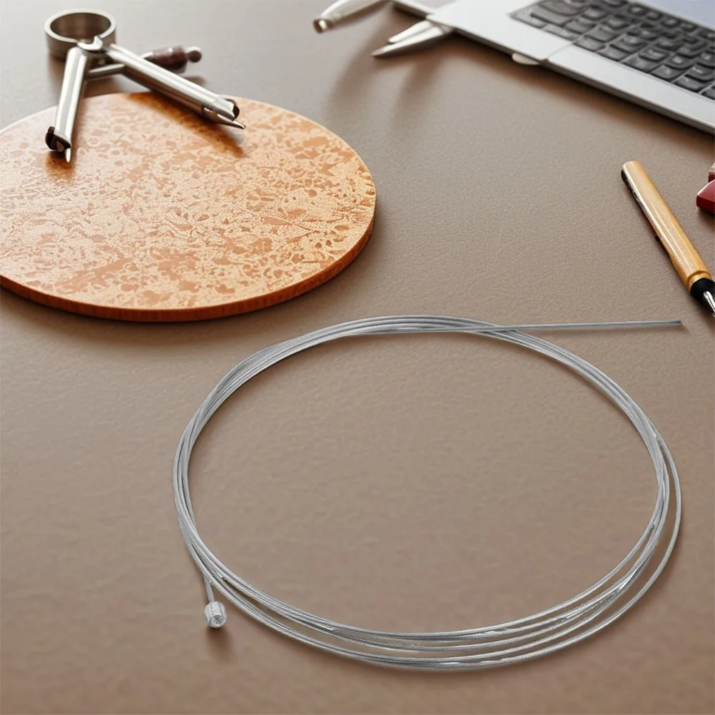 

2pcs Bicycle Brake Cable Stainless: 2.1M/82" Gear Shift Line For Mountain Road Bikes High Precision Reinforced Wire Durable