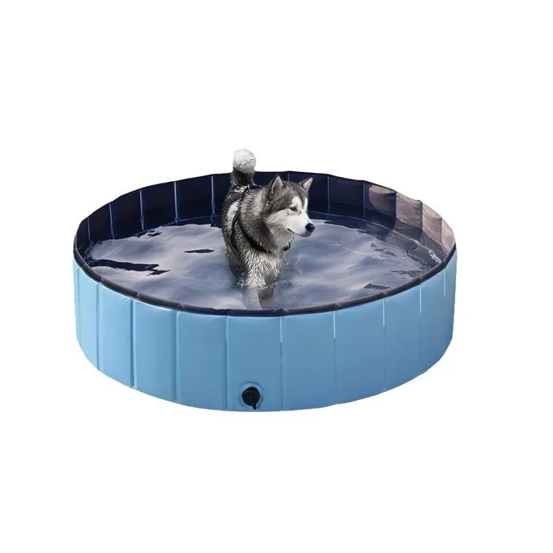 

Thickened PVC Foldable Pet Bath Basin Portable Cat and Dog Pet Pool Pool