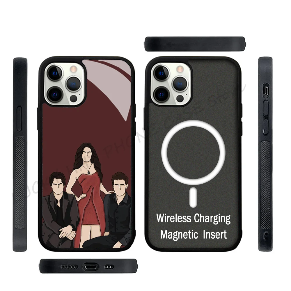 

Movie Phone Case Strong Magnetic For IPhone 15 14 13 Pro Max 11 12 Mini The Vampire Diaries For Magsafe