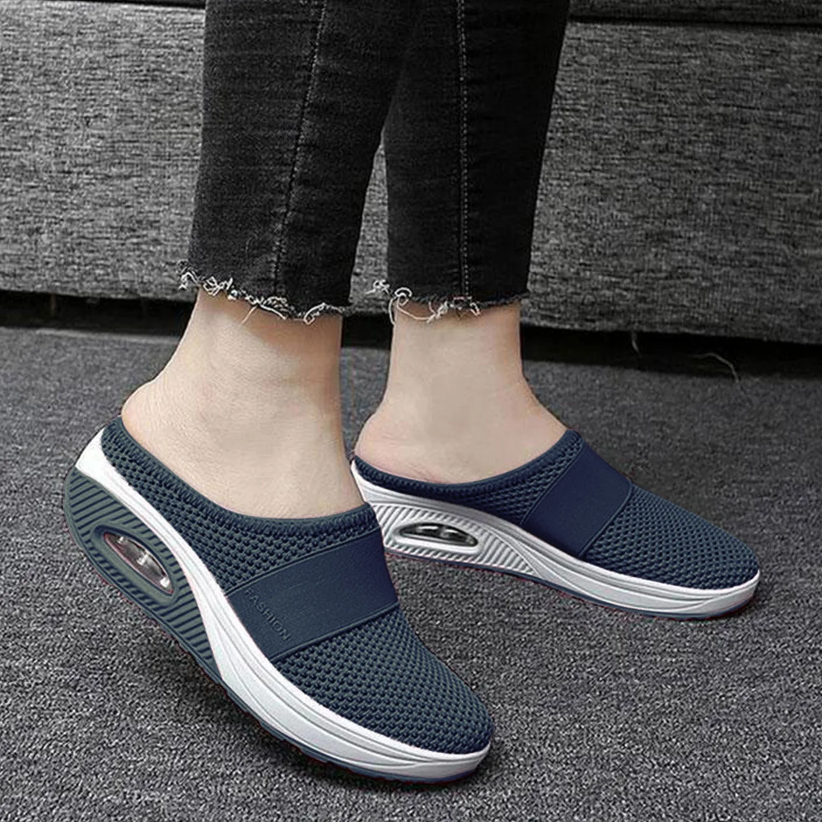 Women Wedge Slippers Premium Slippers Vintage Anti-slip Casual Female Platform Retro Shoes Plus Size Orthopedic Diabetic Sandals