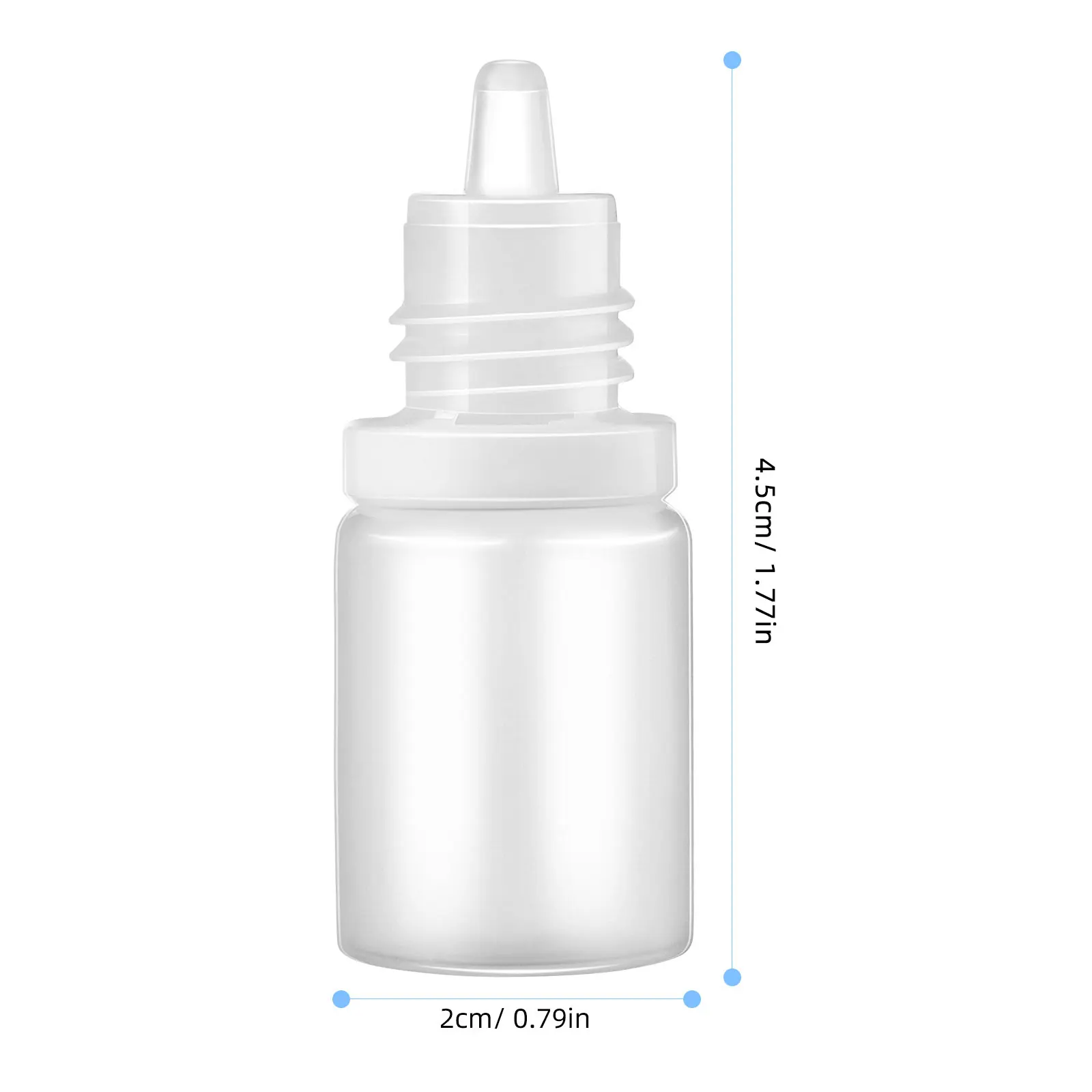10pcs Mini Empty Bottle Plastic Squeeze Small Portable LeakProof Travel Squeeze Bottles Bottles Refill Eye Drops Storage
