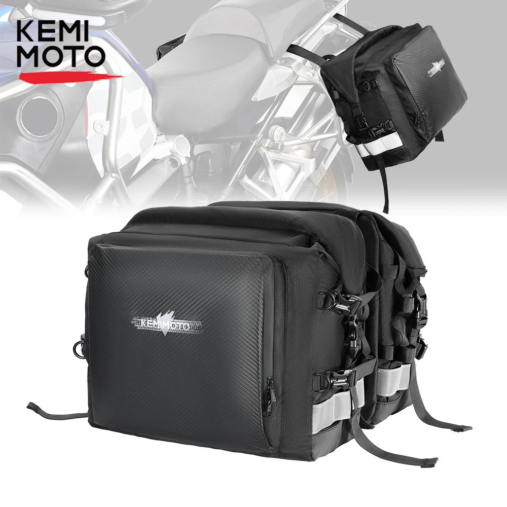 KEMIMOTO Motorrad-Satteltaschen, wasserdichte Seitentaschen für BMW R1200GS R1250GS ADV, für Triumph Tiger 900, für Honda X-ADV Twin Africa.