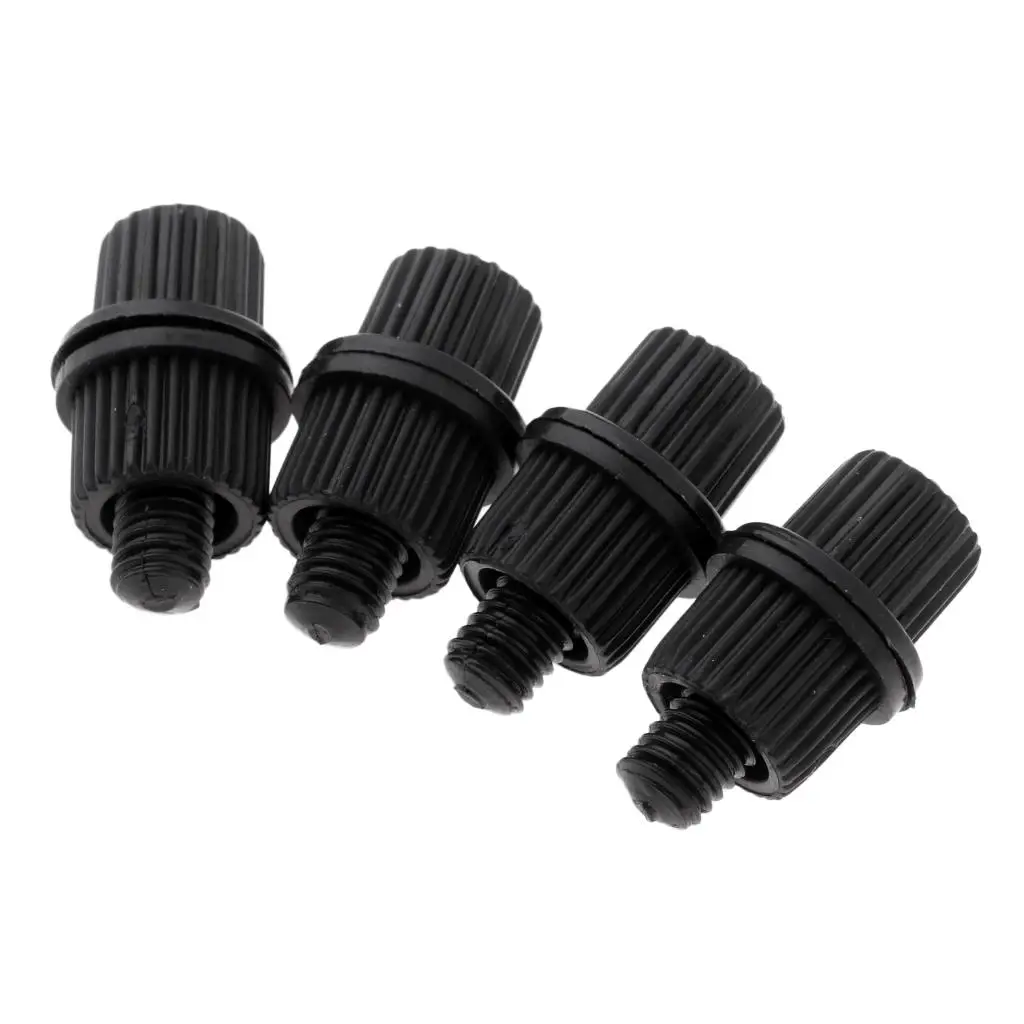 4Pcs License Plate Frame Fasteners Bolts for Motorcycle Motorbike Black Rust Resistance and Light-Weight