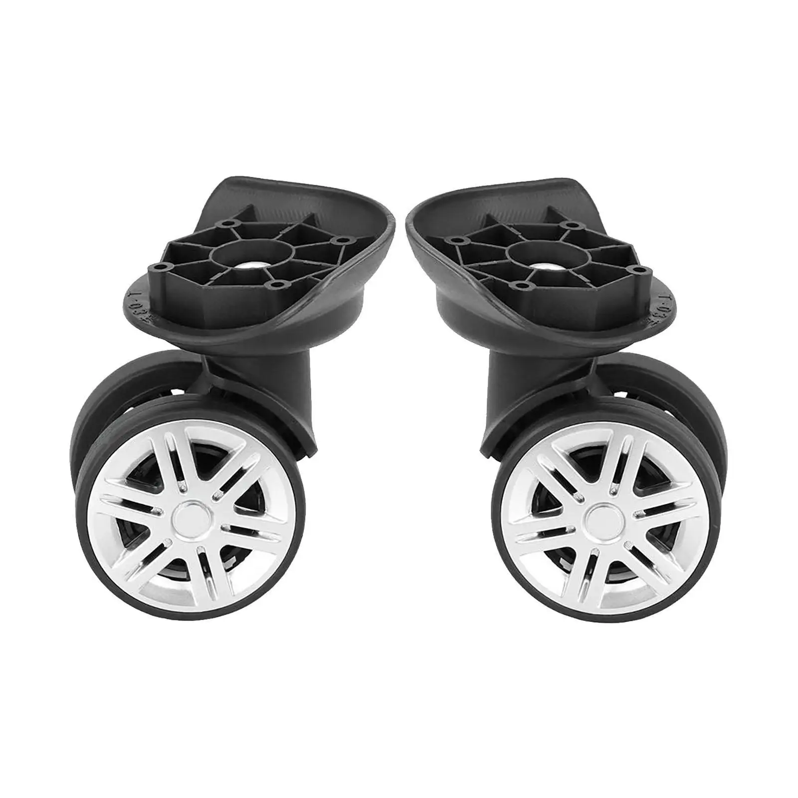 

2Pcs Luggage Suitcase Wheels Sturdy Trolley Replacement Wheels for Suitcases
