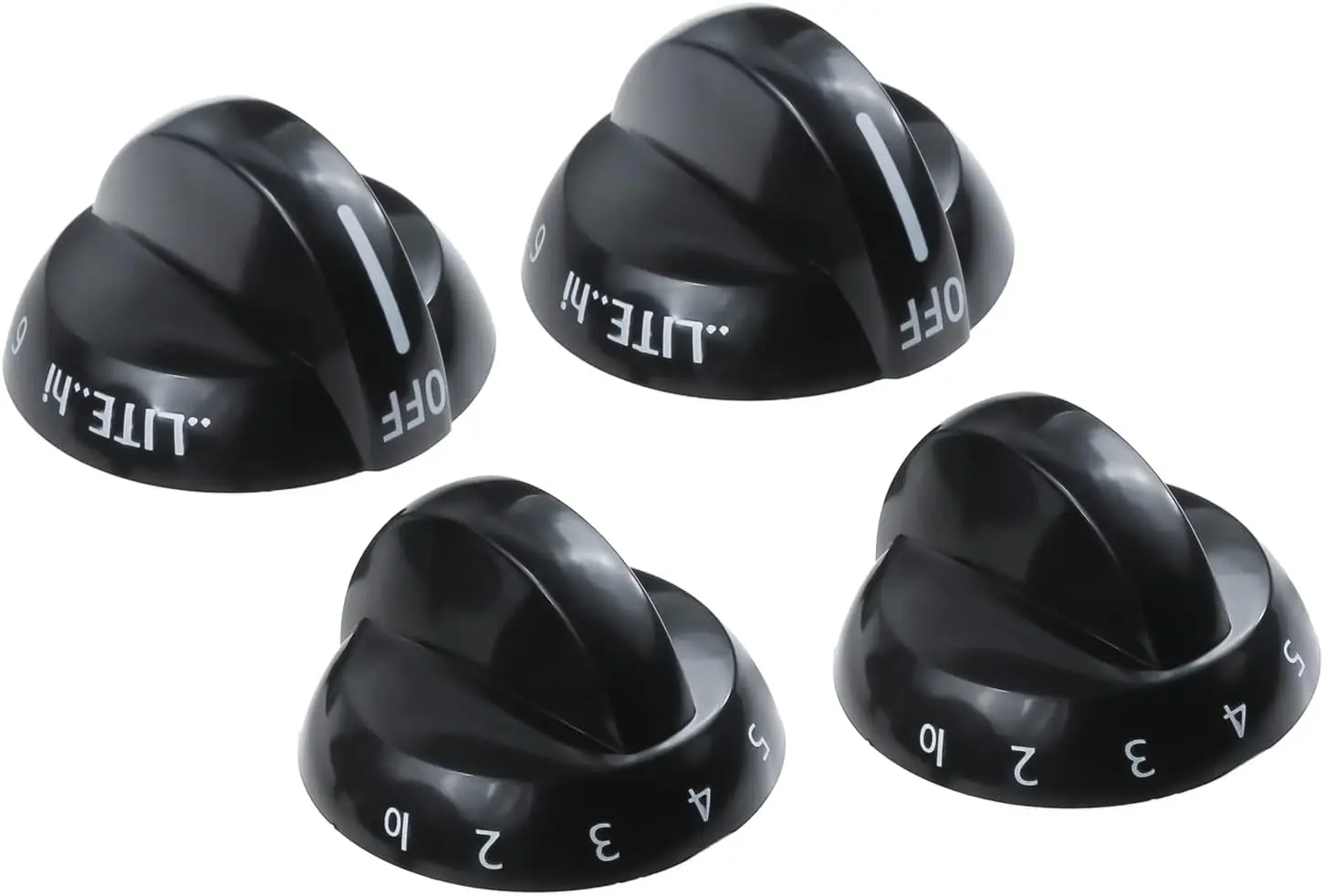 4 pçs 316220009 gama superior queimador botões de fogão a gás substituição para crosley frigidaire tappan substituir ps199153 ap4322122