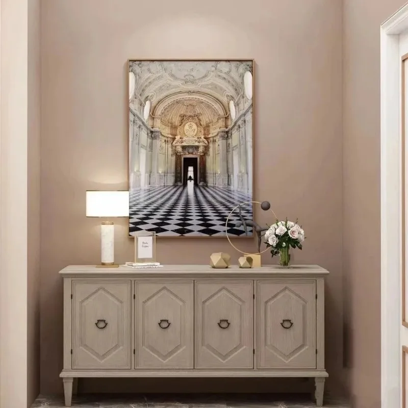 9段チェスト寝室収納収納キャビネットフレンチロマンチックリビングルーム玄関キャビネットソファサイドキャビネット家具