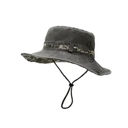 2024 Four Seasons Cotton Solid Bucket Hat Fisherman Hat Outdoor Travel Sun Cap For Men And Women 154