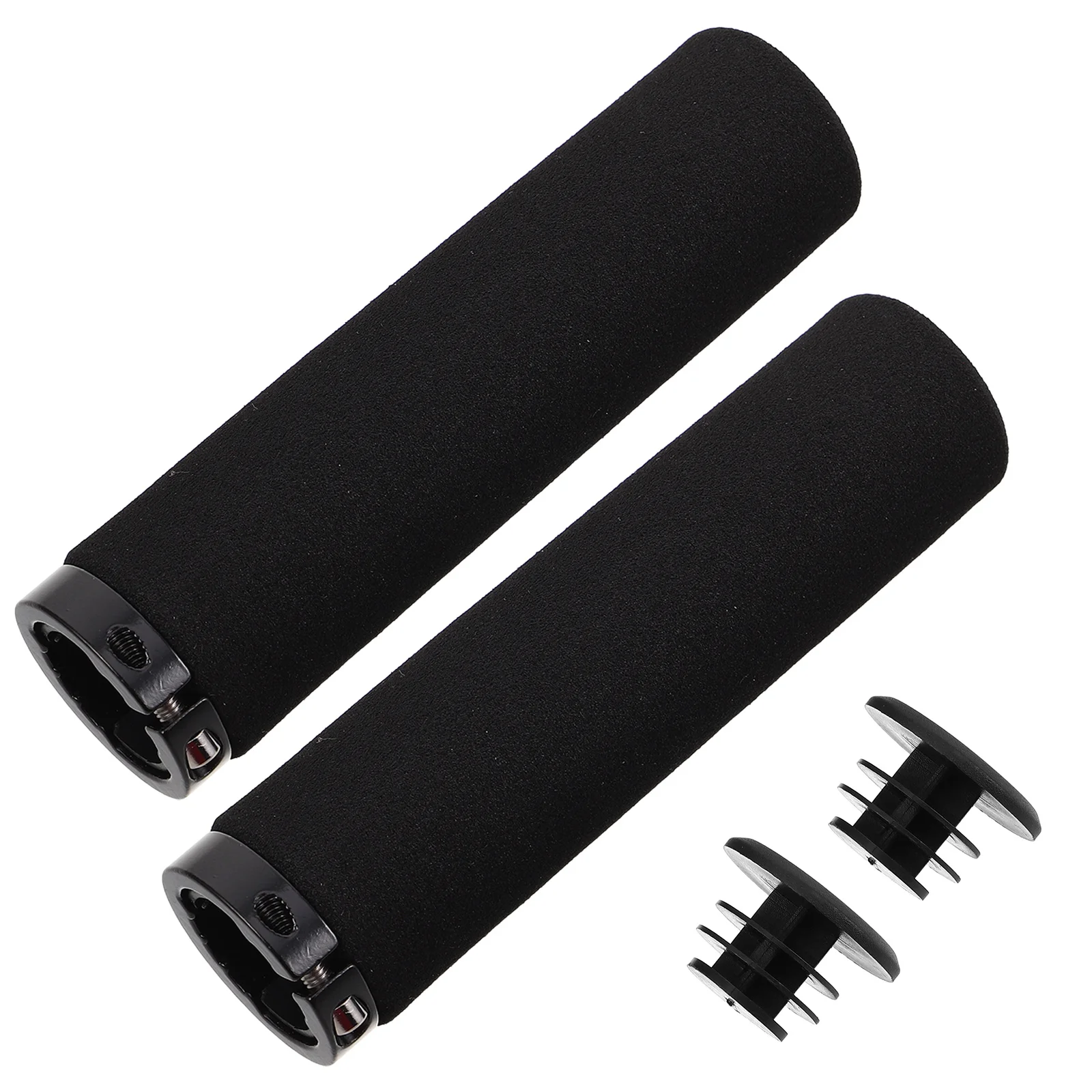 

2Pcs Mountain Bike Handlebar Grips Sponge Non-Slip Ergonomic Shock Absorbing Comfortable Cycling Accessories Sponge Hand Grip