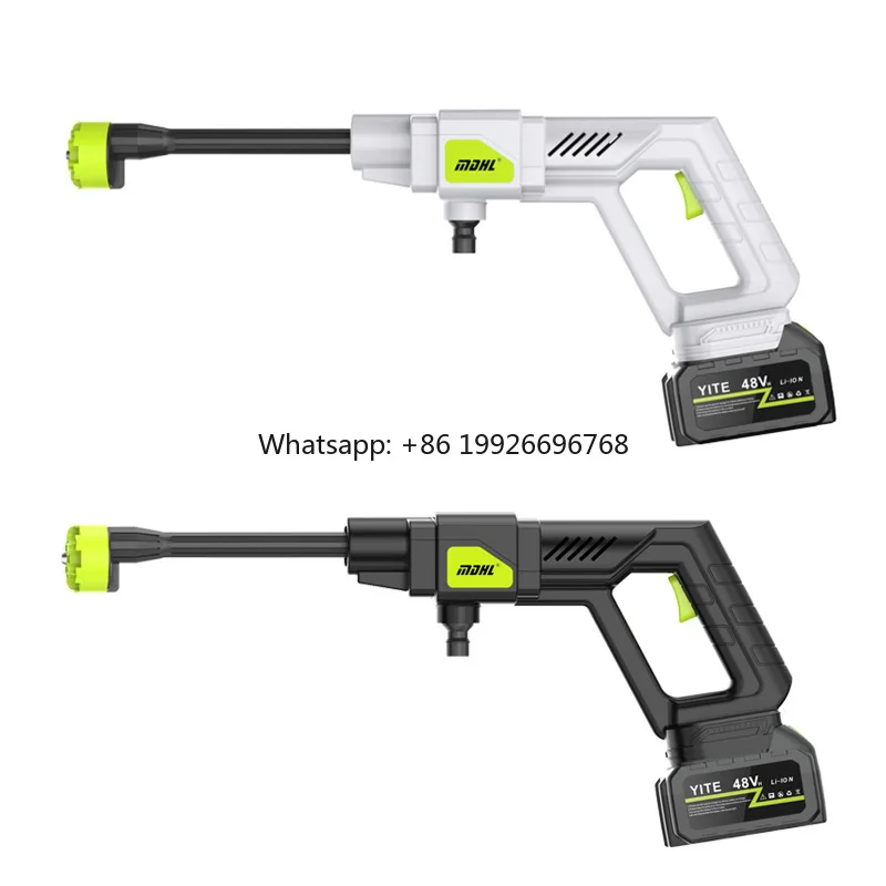 

Cordless 24V 48V 96VLithium Battery Wireless High Pressure Washer Spray Water GAN Generator Car Washing Machine For Home manufac