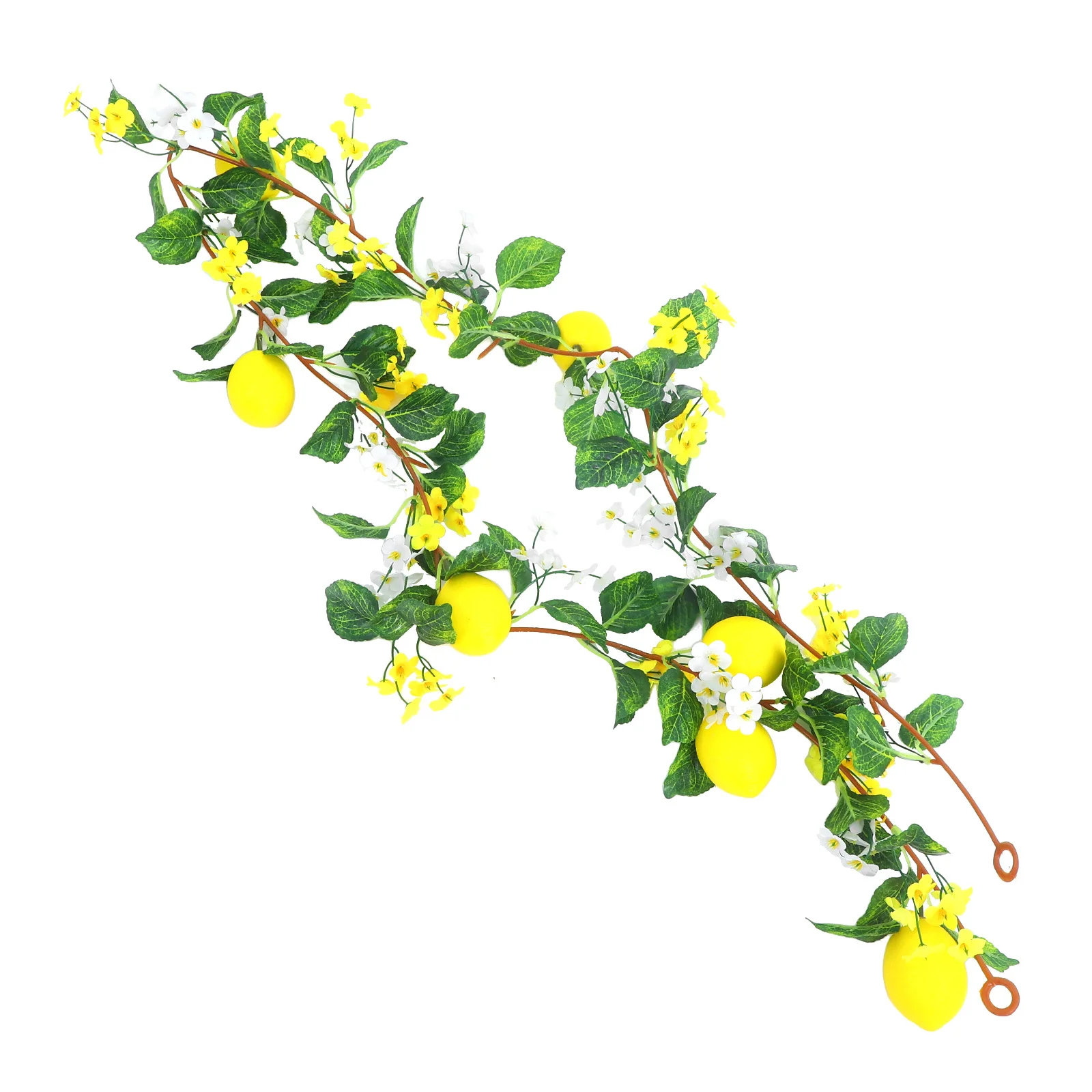 

Artificial Lemon Garland Realistic Fake Hanging Vine PVC Greenery Decoration for Home Wall Door Party Garden Decor