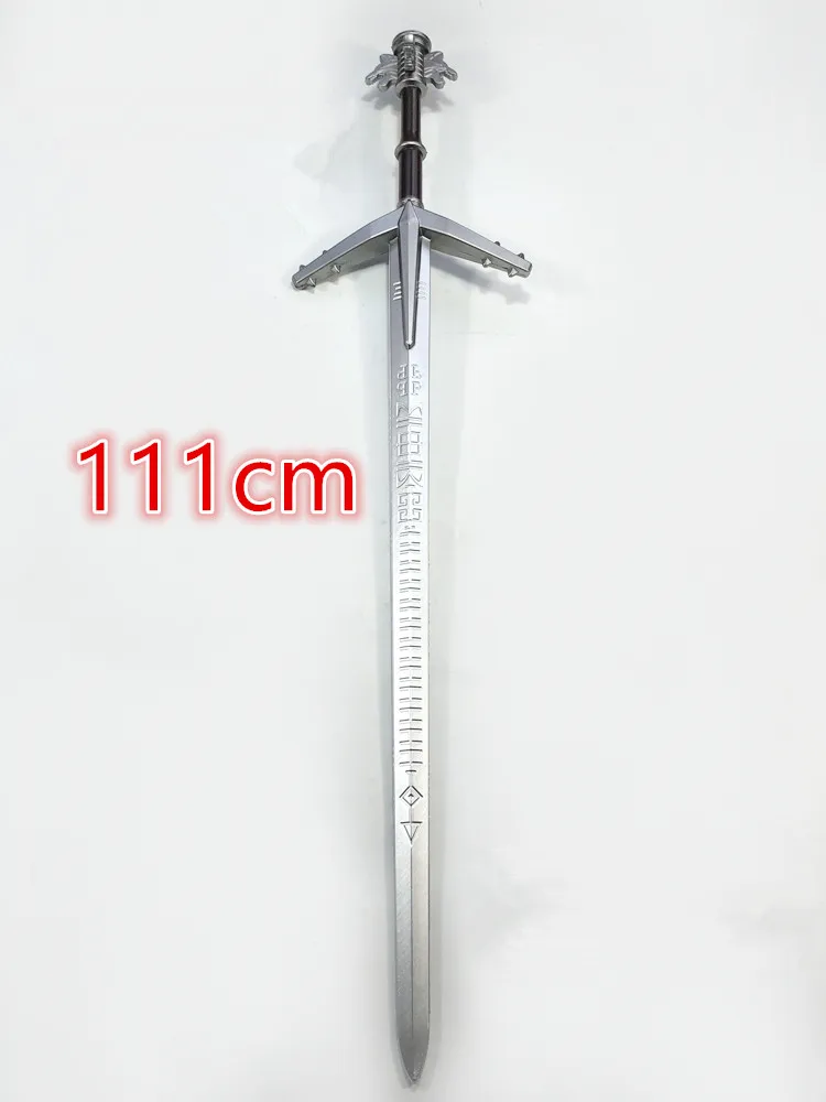 Wild Hunt Sword aeronght Sword arma Cosplay White Wolf Prop gioco di ruolo regalo 1:1 Safety PU Wizard Eredin Alice Jewel Sword