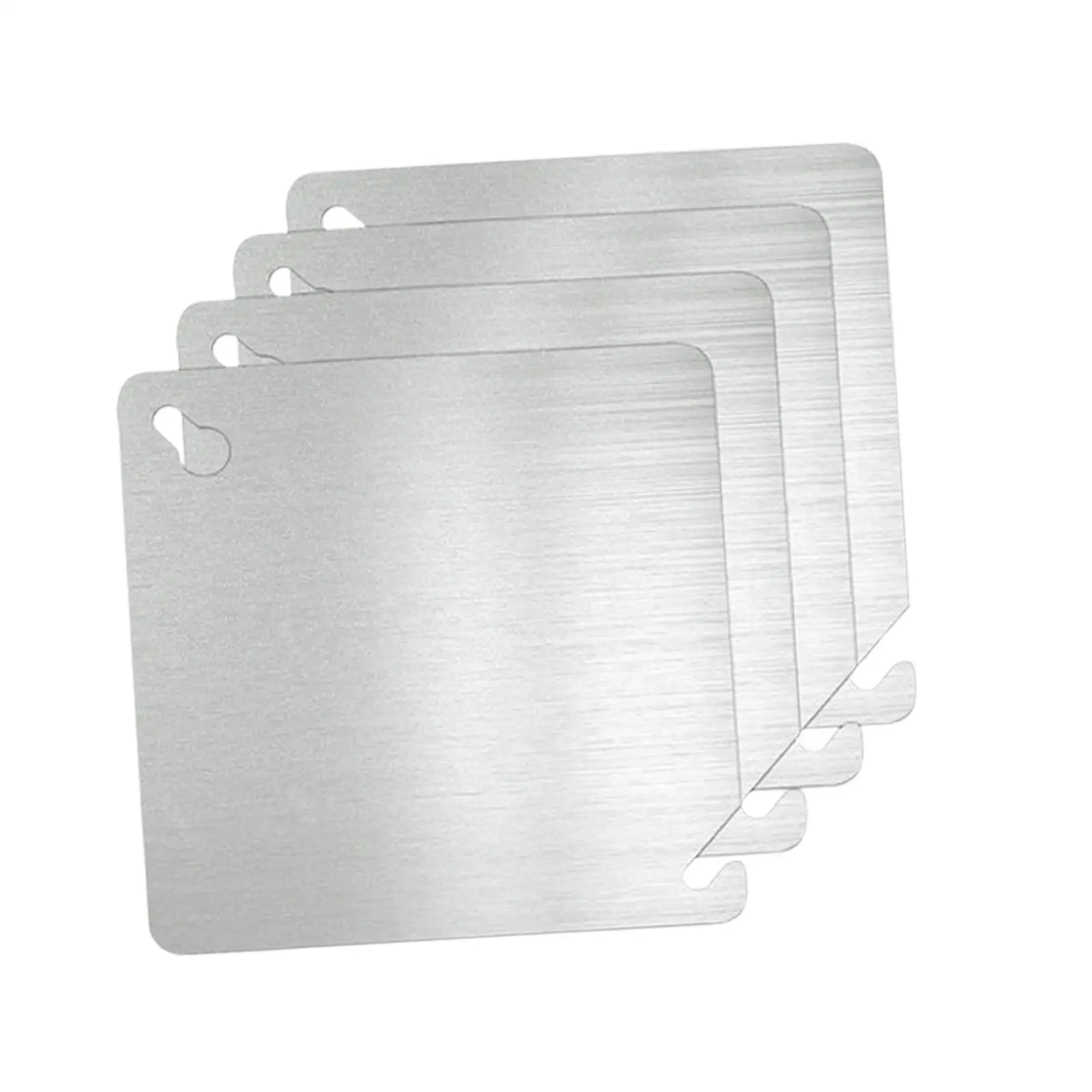 4x Electrical Box Cover Plates Bedroom Metal Decorative Junction Box Covers