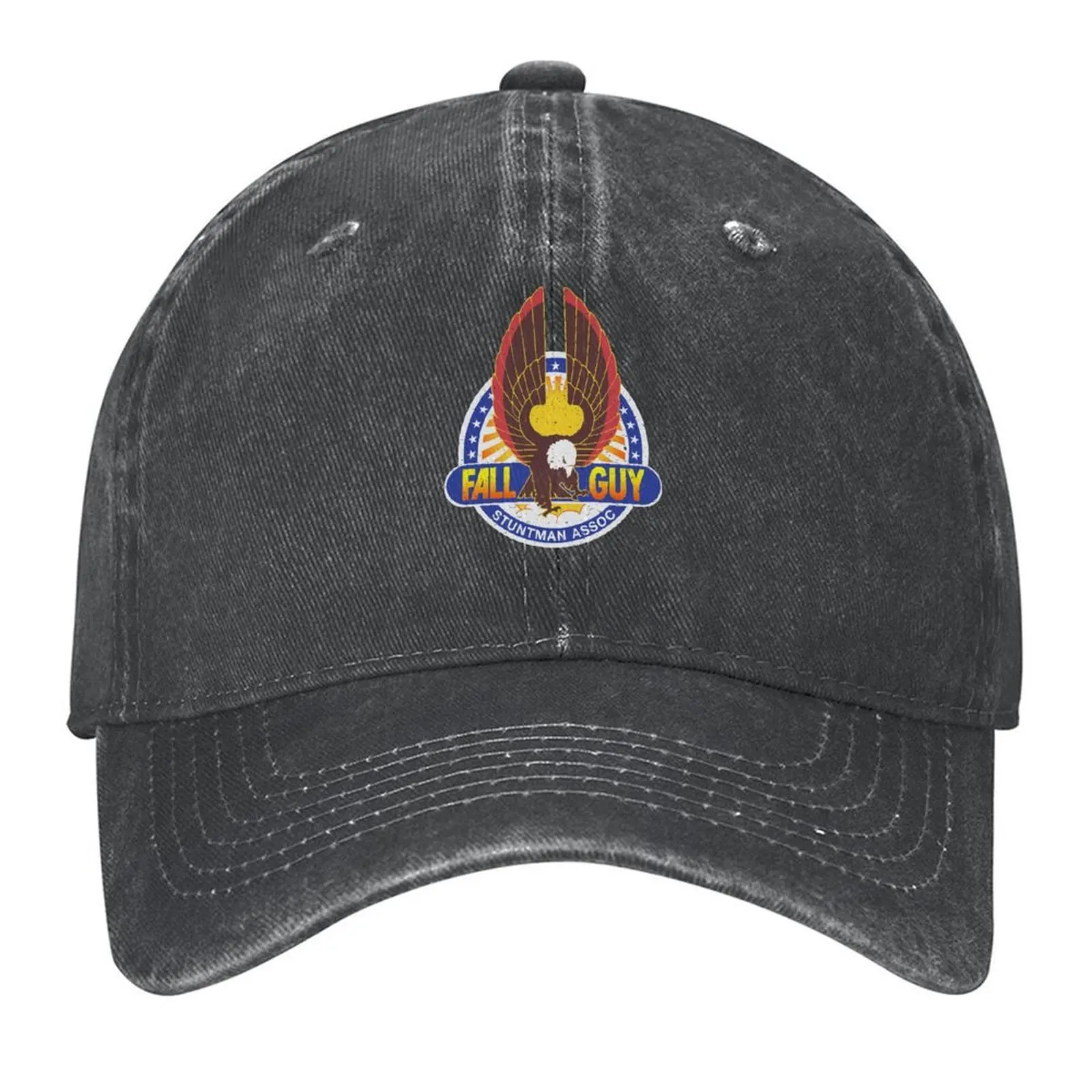 

Distressed The Fall Guy Baseball Cap dad hat Horse Hat Sunhat Uv Protection Solar Hat Women's 2025 Men's