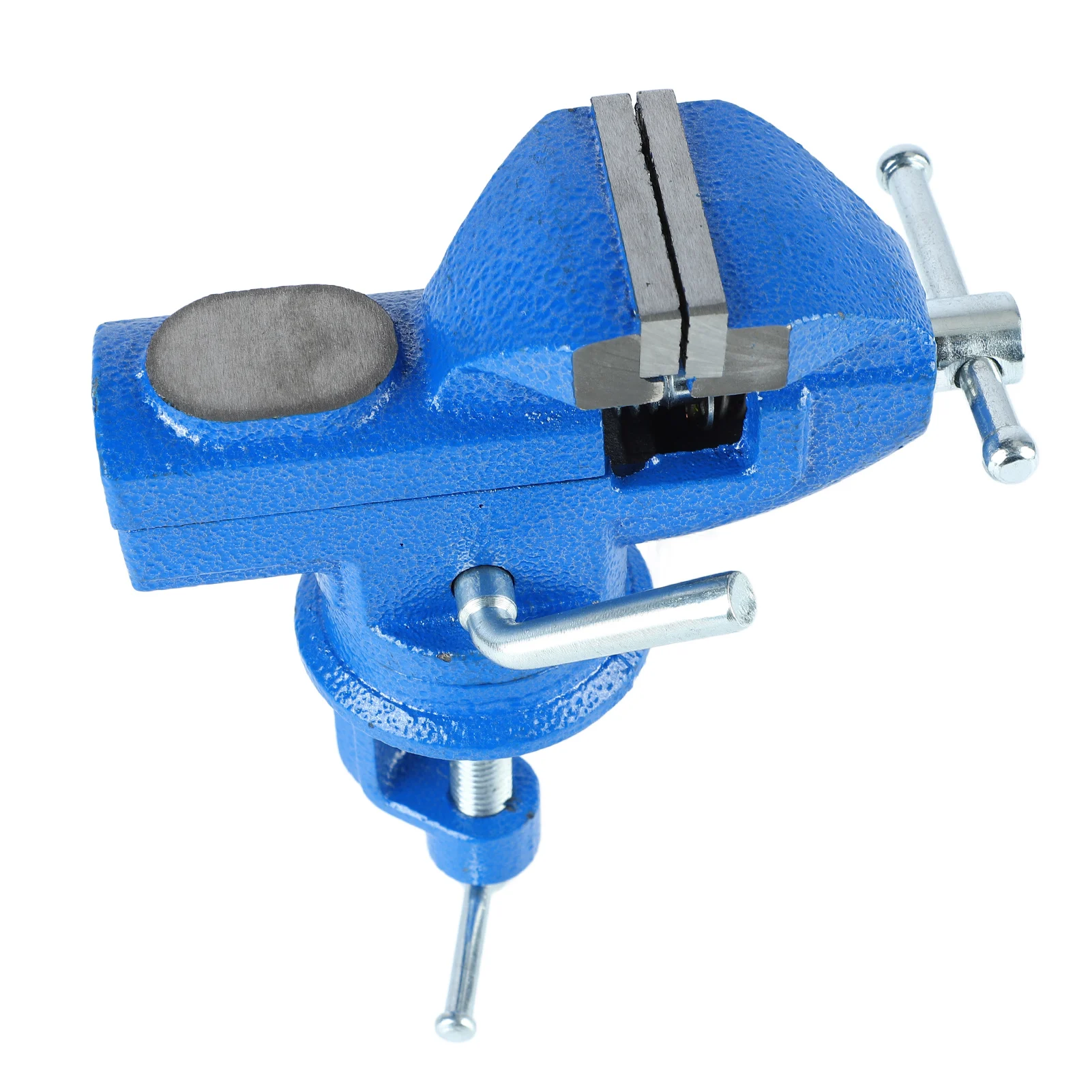 Bench Vise Heavy Duty 50mm Jaw High Hardness 360 Degree Rotation Universal Table Vise Clamp Cast Steel