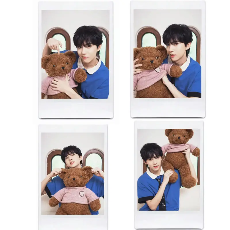 새로운 '리버스 러브' 주변기기 '류선청 장샤오슈아이' 즉석 사진 카드 엽서는 귀여운 축하 카드입니다