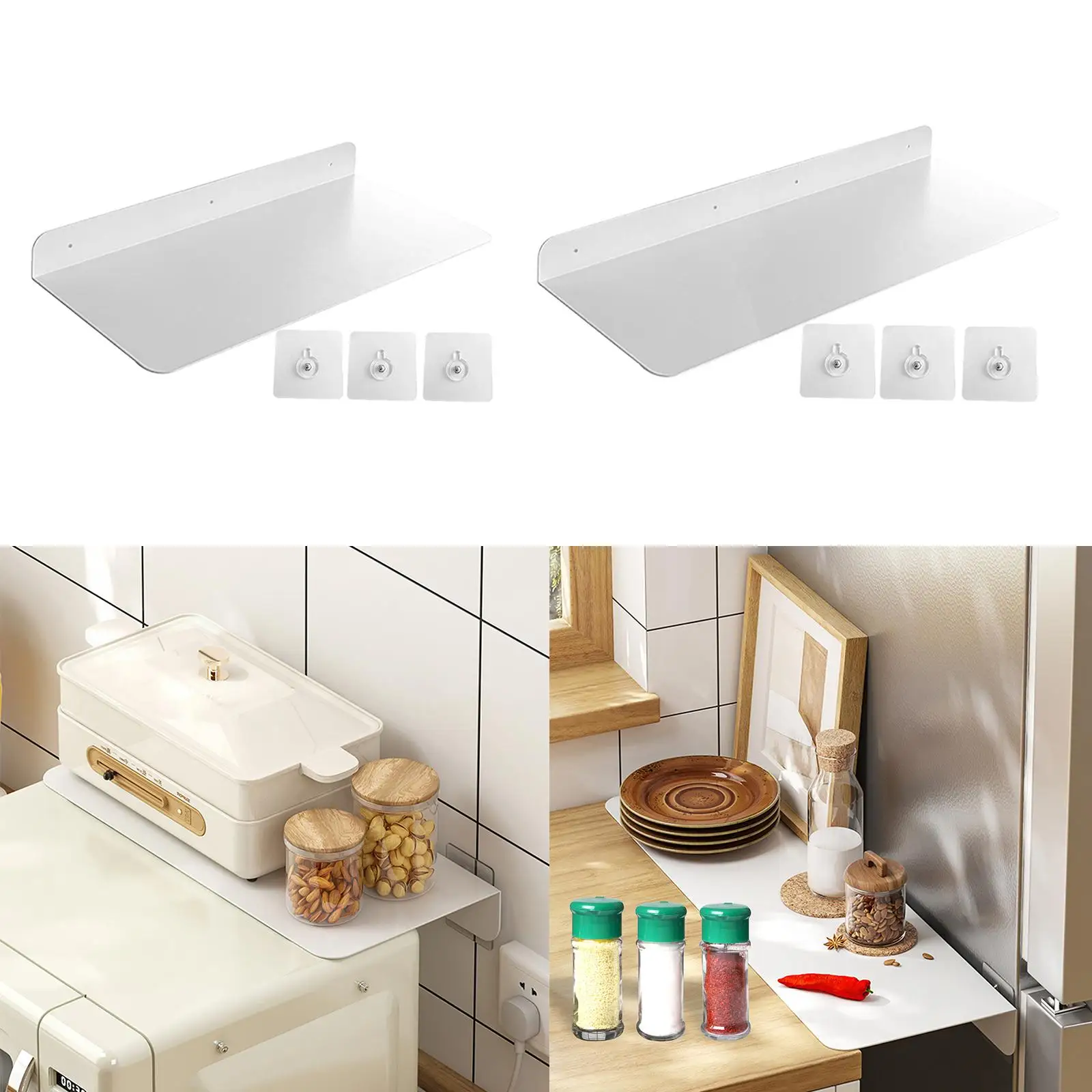 Household Storage Rack Closet Organizer Storage Shelf Durable for Cupboard