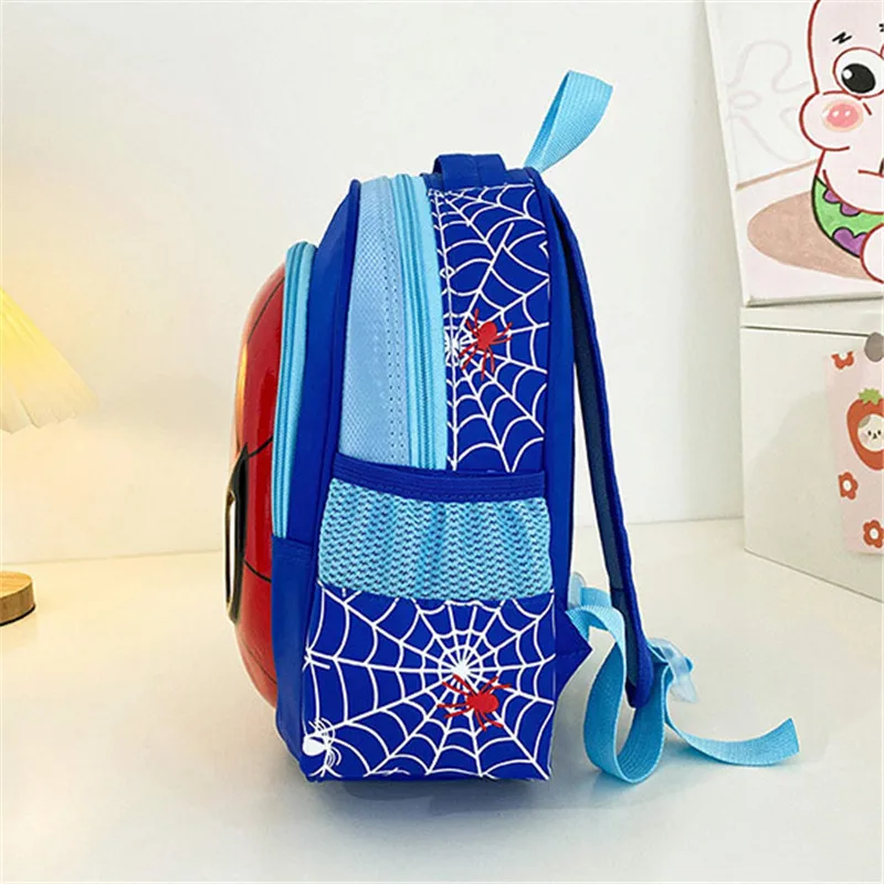 Marvel Cartoon Children\'s Shoulder Bags Spider Man Student School Bag Cartoon 3d Stereo Kindergarten Backpack Travel Bags Gifts