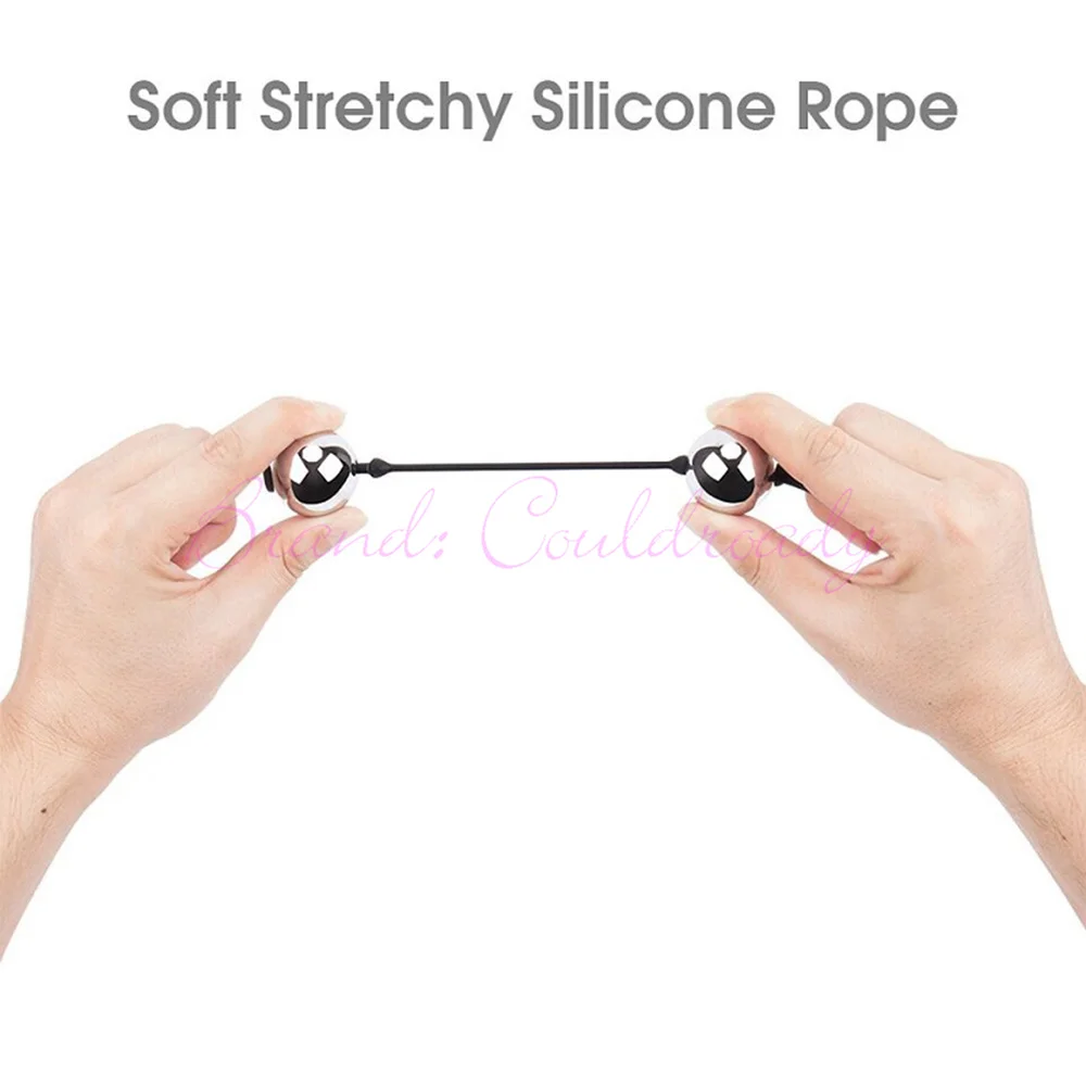 3 Size Metal Anal Beads Butt Plug Silicone Rope Ben Wa Geisha Balls Weighted Vaginal Kegel Exerciser Erotic Sex Toys for Woman