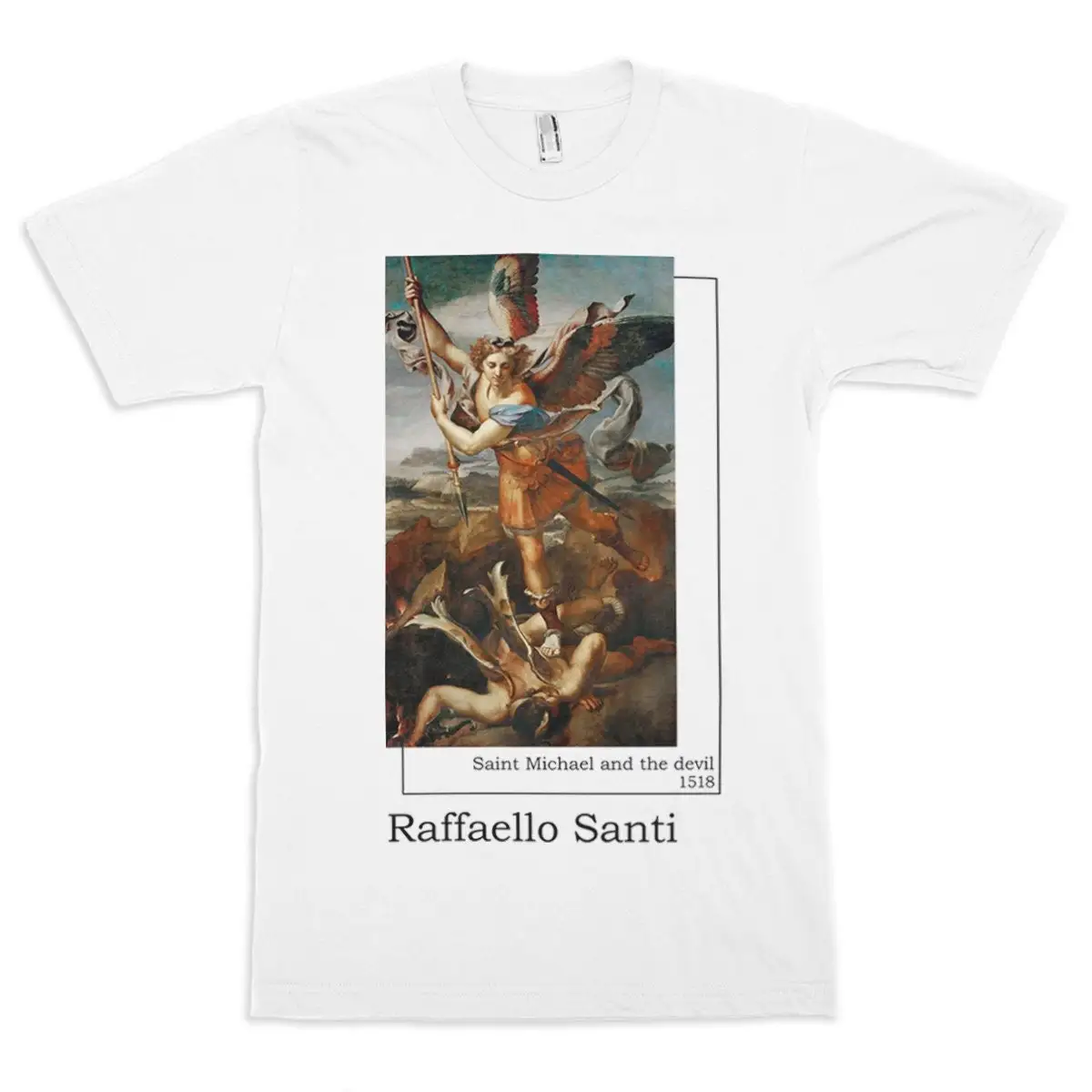 Raffaello Santi Saint Michael and the Devil T Shirt  Sizes wtb 015