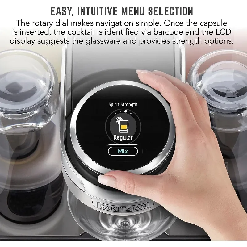 ماكينة كوكتيل بارتيسيان الاحترافية، 5 زجاجات من الزجاج الفاخر، 55306