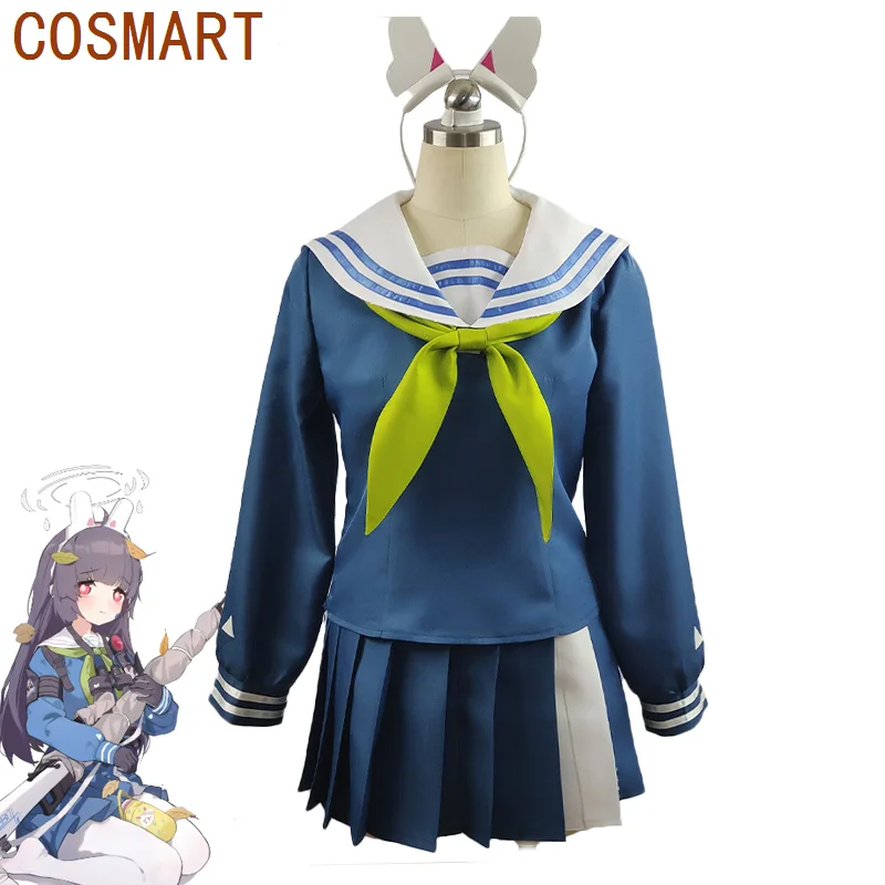 

COSMART Game Blue Archive Kasumizawa Miyu Cosplay Costume Women Cute Sailor Dress Party Suit Halloween JK Uniforms Custom Made