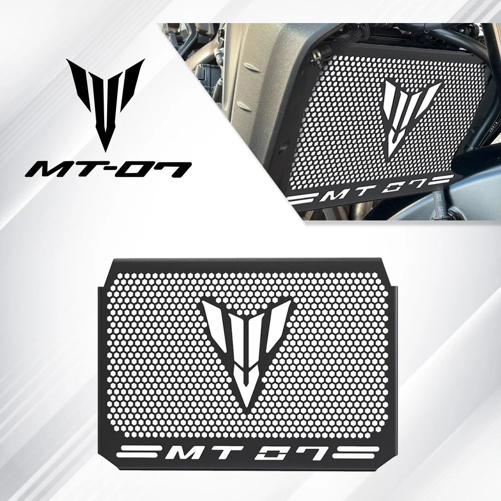 

Motorcycle For YAMAHA MT-07 MT 07 MT07 2017 2018 2019 2020 2021 2022 2023 2024 Radiator Grille Cover Guard Protection Protetor