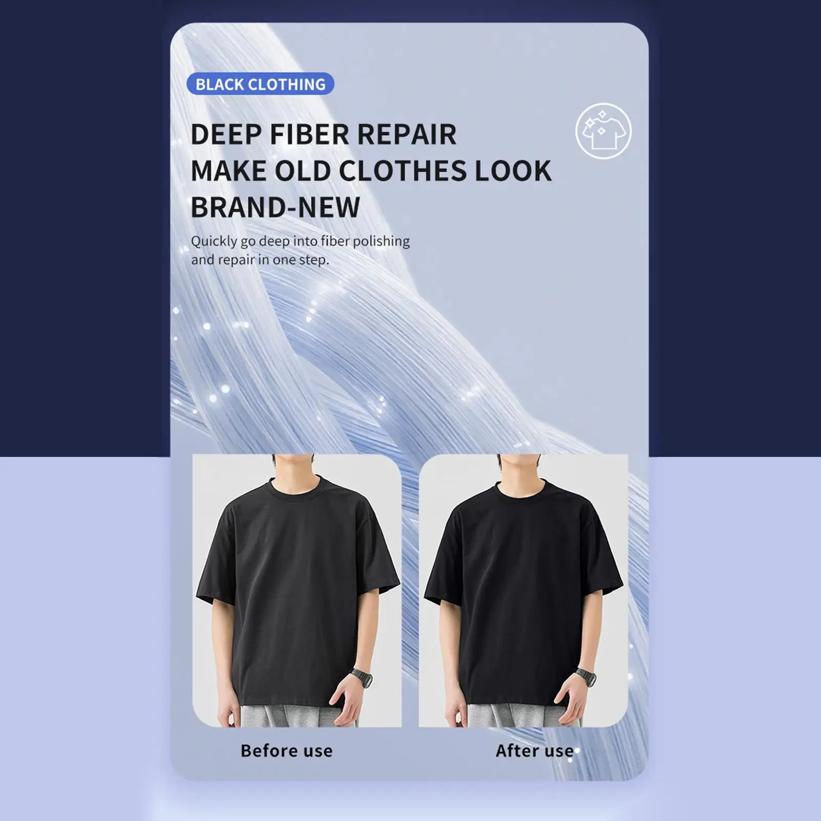 Black Clothing Color Restorer Sheet Black Trouser Clothes Laundry Tablet Restore Black Color Laundry Paper Fabric Care