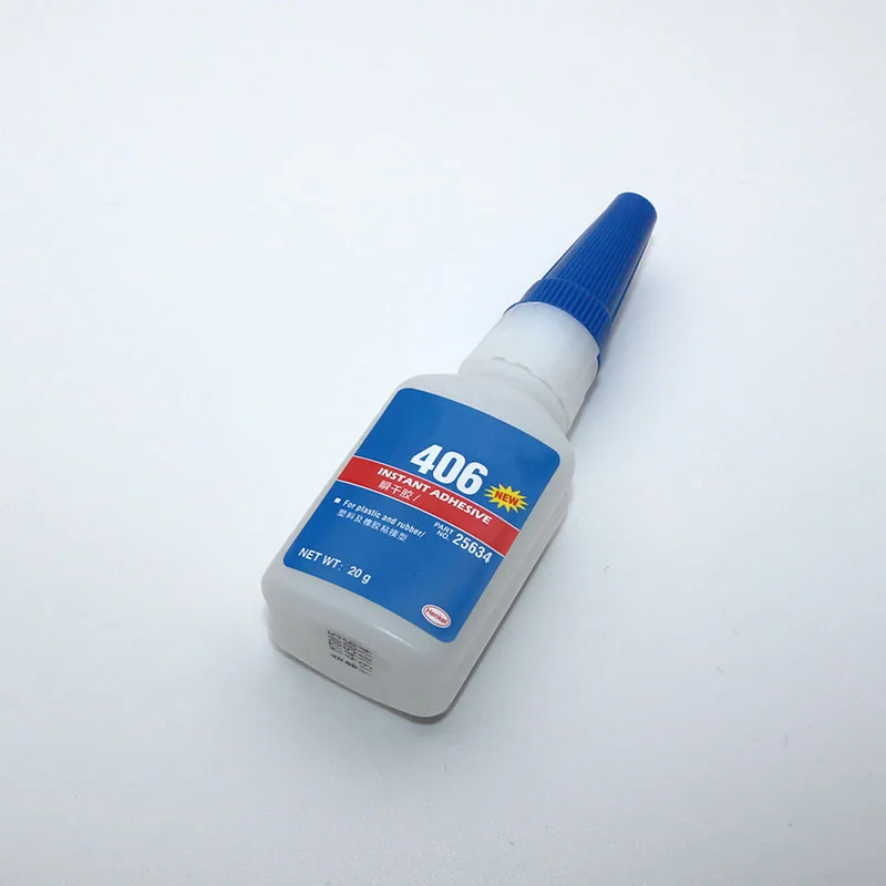 Adhésif universel à séchage rapide pour le collage du plastique, super colle, bois, métal, caoutchouc, réparation d'opathie, 406