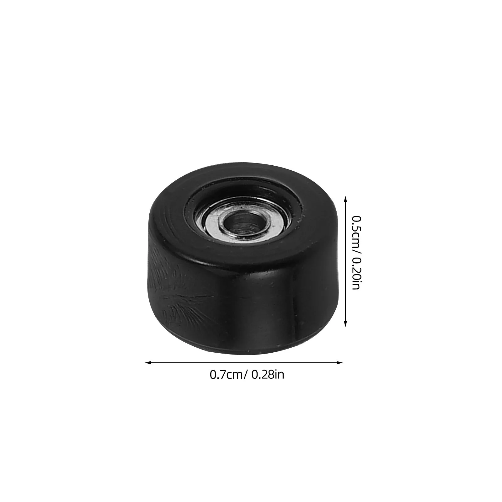 4 pçs dedo rodas de skate rolamentos suave rolamento rápido substituição resistente conjunto roda para mini skate reparação peças