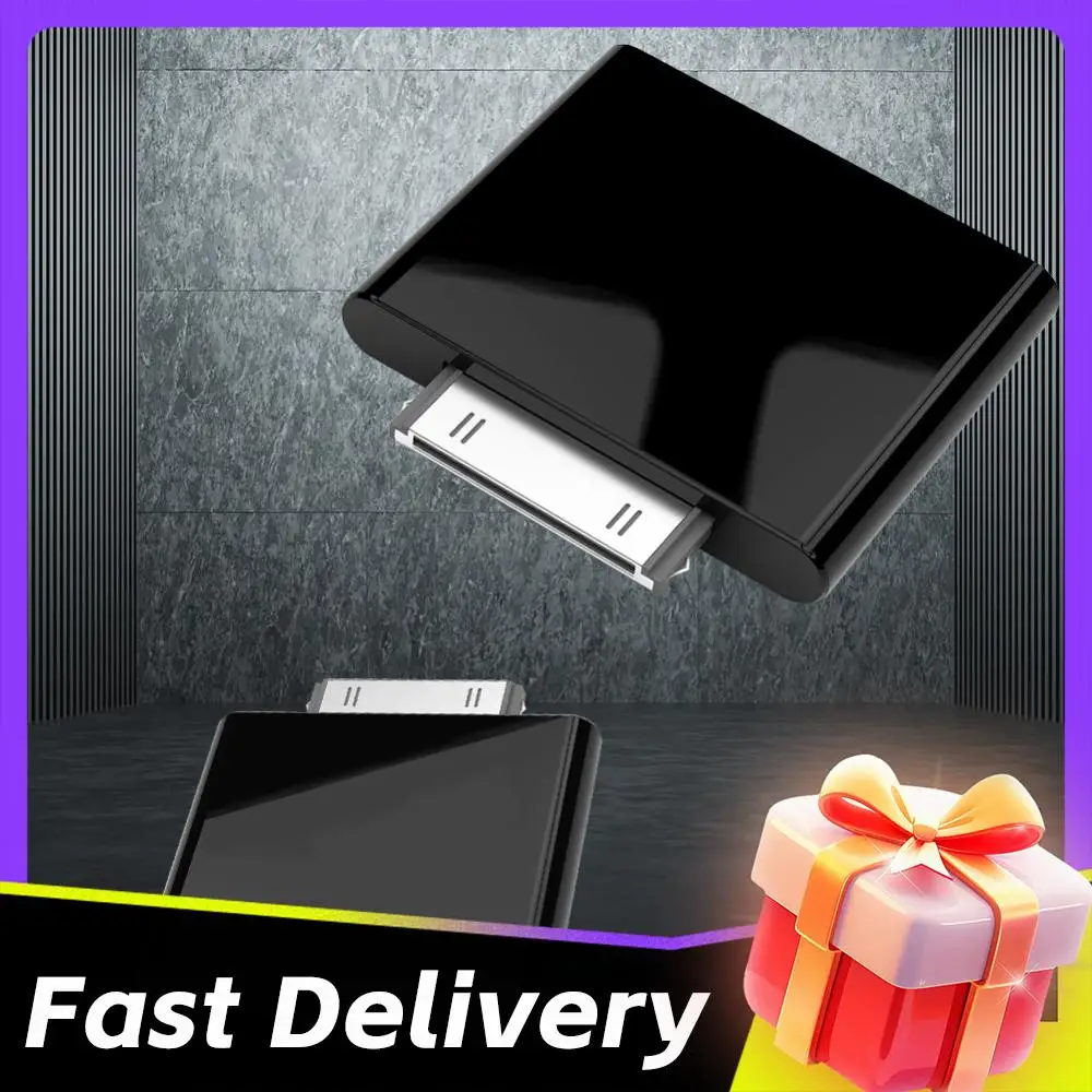 

30-контактный Bluetooth-совместимый передатчик, аудиопередатчик 40 мА, профессиональный беспроводной аудиоадаптер, адаптер-приемник для Ipod