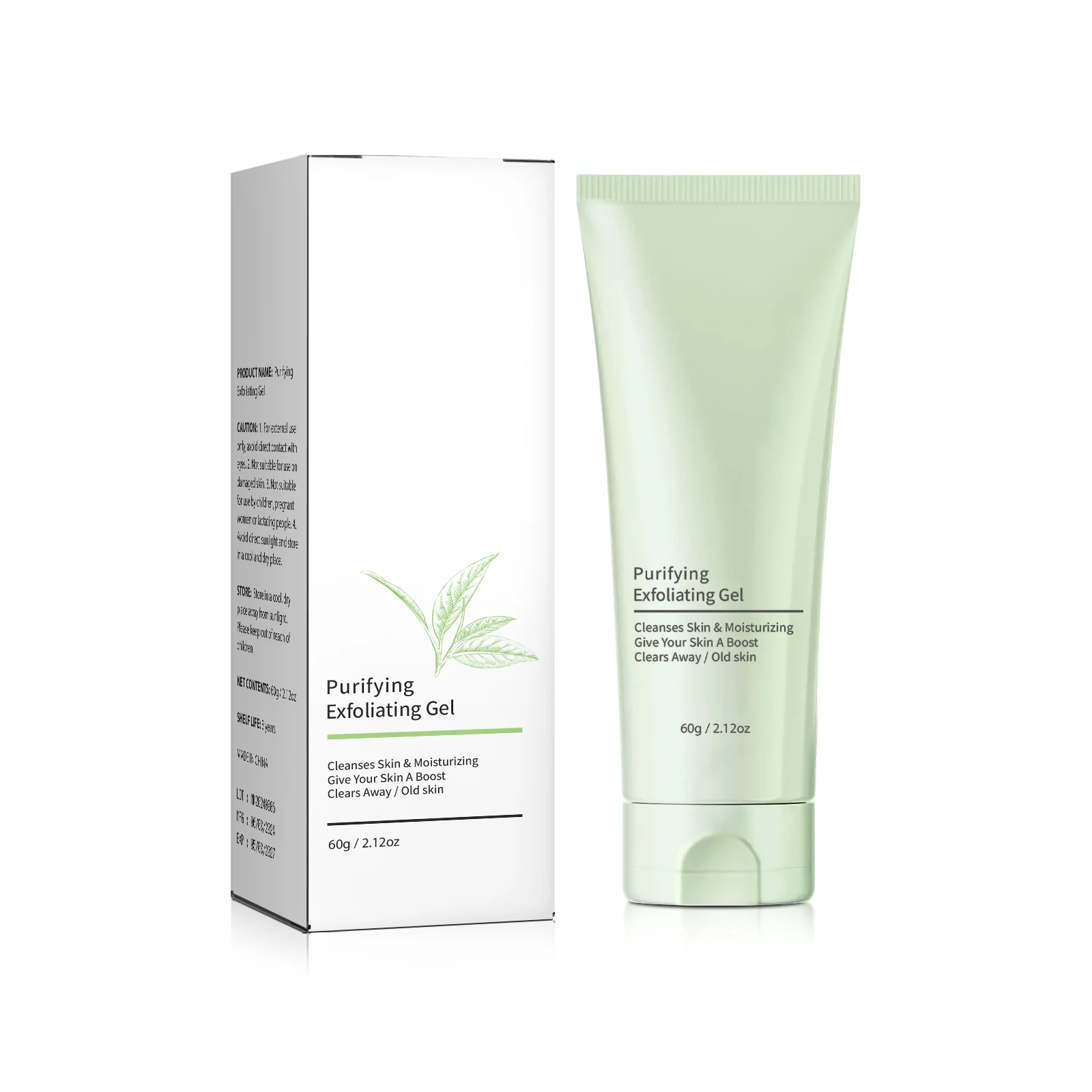 All-in-One Facial Exfoliating Gel - Removes Blackheads, Shrinks Pores, Moisturizes & Gently Exfoliates for Radiant Skin. view 6