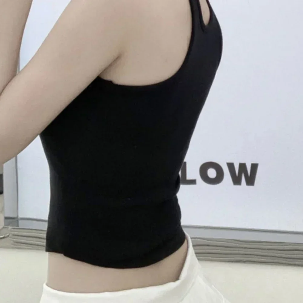 

Повседневная рубашка без рукавов Spicy Girl Tank Top Повседневная одежда для мероприятий Повседневная летняя одежда Йога Совершенно новая стандартная длина