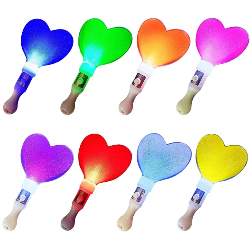 Multicolor Changing Heart Light Party Light Lightstick for Wedding Concert