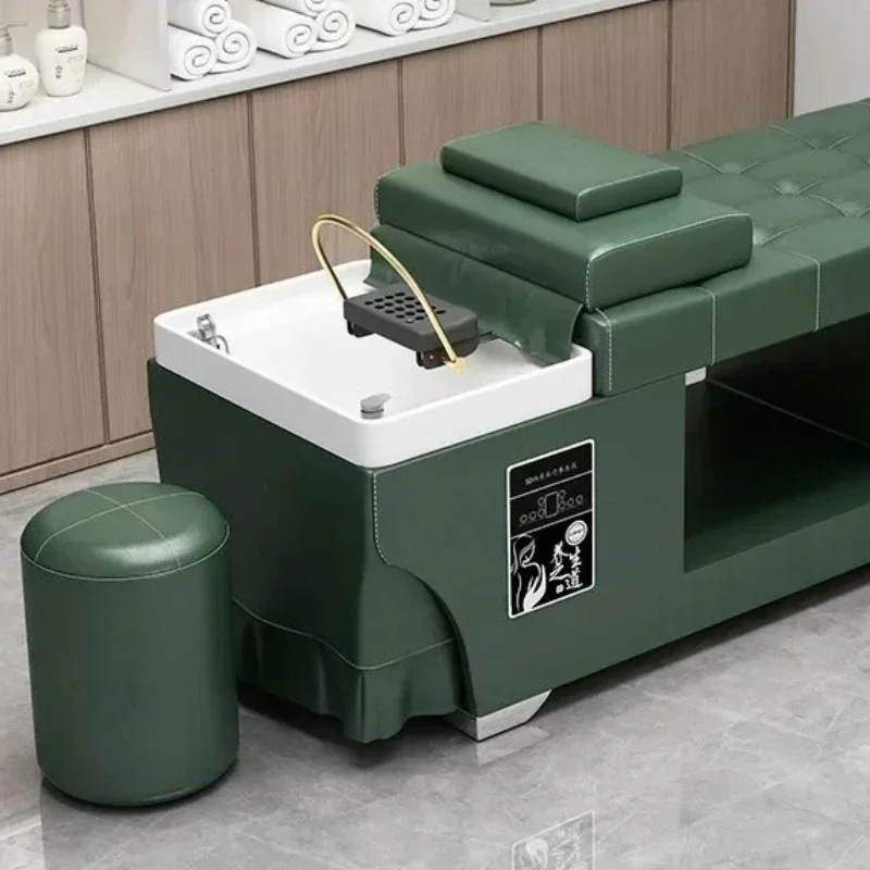 

Роскошное кресло-шампунь для стилиста, акриловая раковина для волос, спа-парикмахерская, умывальник, кресло для обратной промывки, макияж для женщин, Cadeira, уникальная мебель