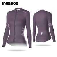 INBIKE-Camiseta de manga larga para mujer, Jersey de ciclismo de montaña, ropa de ciclismo para primavera y otoño, camisetas ajustadas para montar en bicicleta de carretera