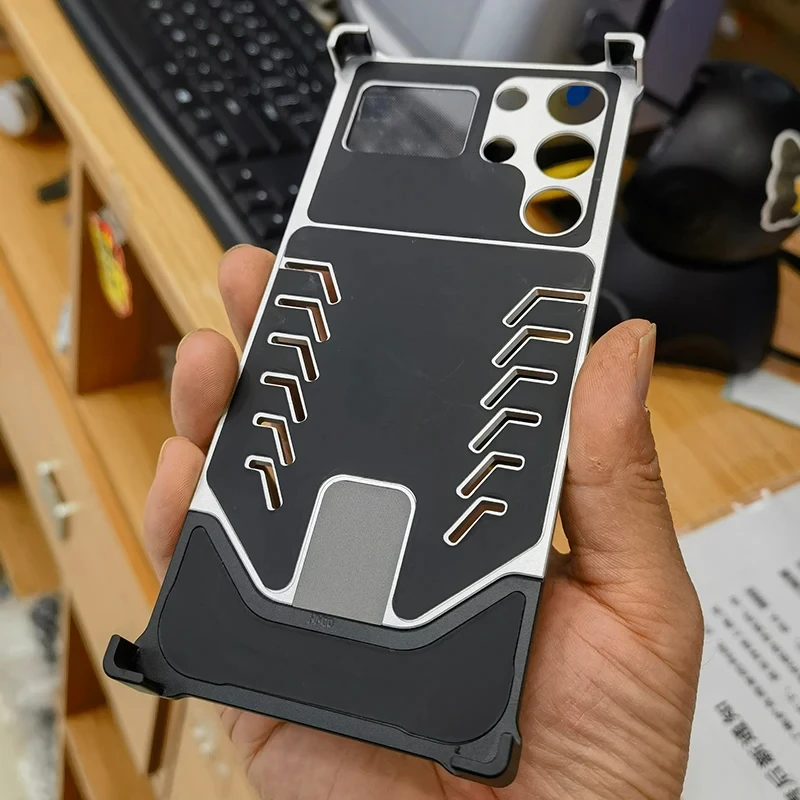 Case For Red Magic 10 Pro Plus Case Aluminum Alloy Heat Dissipation Cooling Metal Bumper For Nubia RedMagic 10S Pro Back Cover