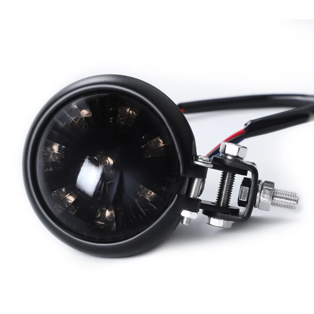1pc Motorcycle LED Stop Brake Tail Light Running Lamp For Cafe Racer Bobber Chopper