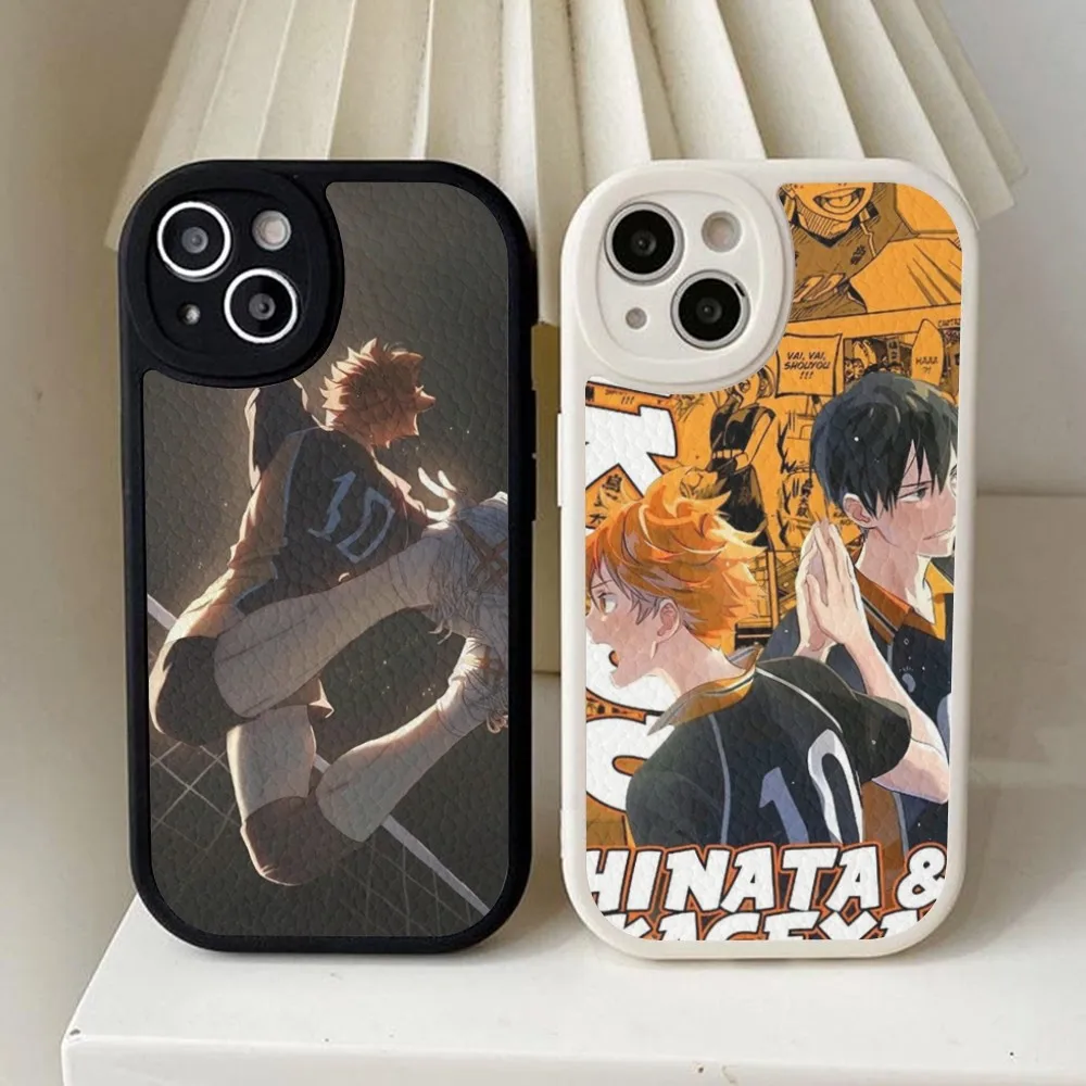 

Anime Haikyuu Cute Shoyo Hinata Phone Case Hard Leather For IPhone 14 13 12 Mini 11 14 Pro Max Xs X Xr 7 8 Plus Fundas