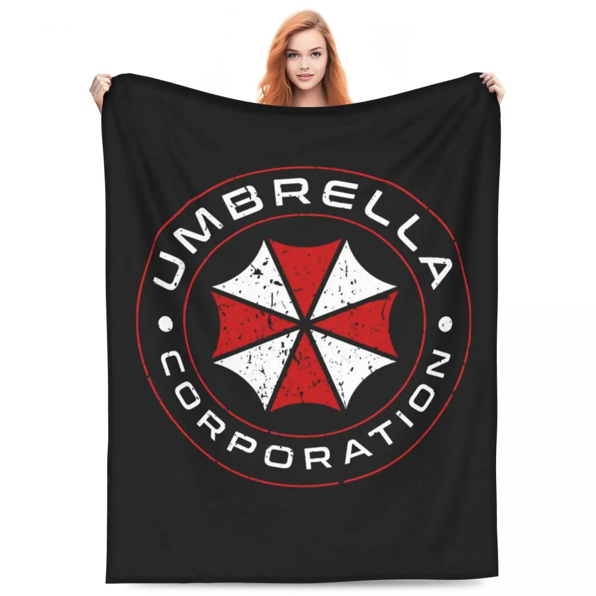 

Одеяло для зонтов корпорации киноигр, фланелевое одеяло для дивана, теплые пледы для дома, спальни, дорожные пледы, покрывало, одеяло