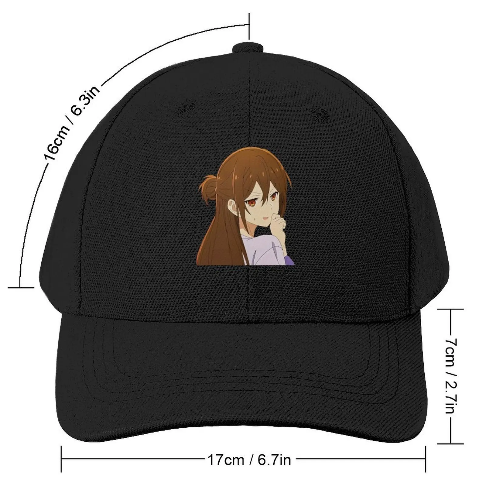 hori kyouko - horimiya Baseball Cap black Snapback Cap tea Hat Men Golf Wear Women's