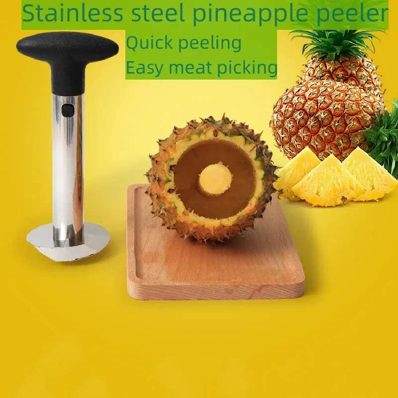 1 stücke Ananas Slicer Schäler Schäler Edelstahl Obst Werkzeuge Kochen Werkzeuge Küche Zubehör Küche Gadgets – Detail 1