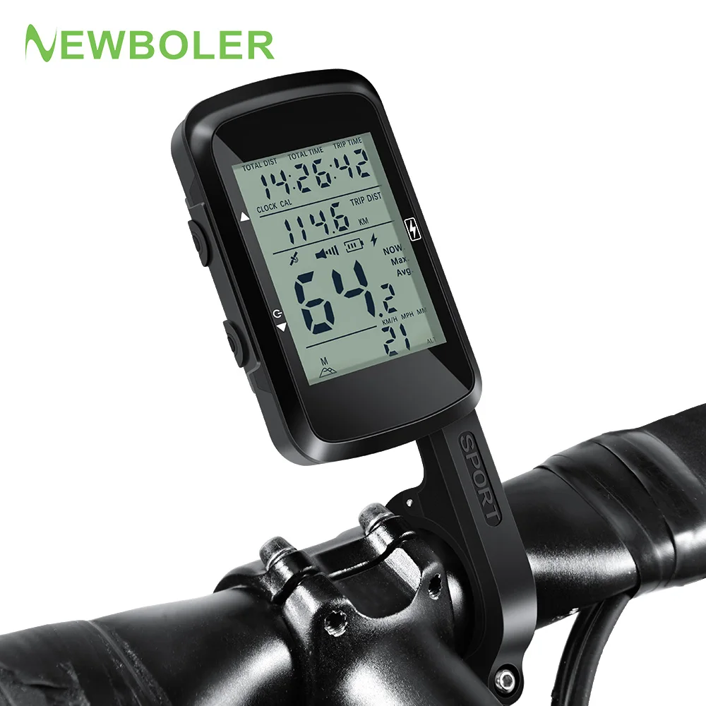 AliExpress NEWBOLER Bicycle Computer Wireless GPS Bike Speedometer MTB Road Bike Waterproof USB Rechargeable Bicycle Accessories
