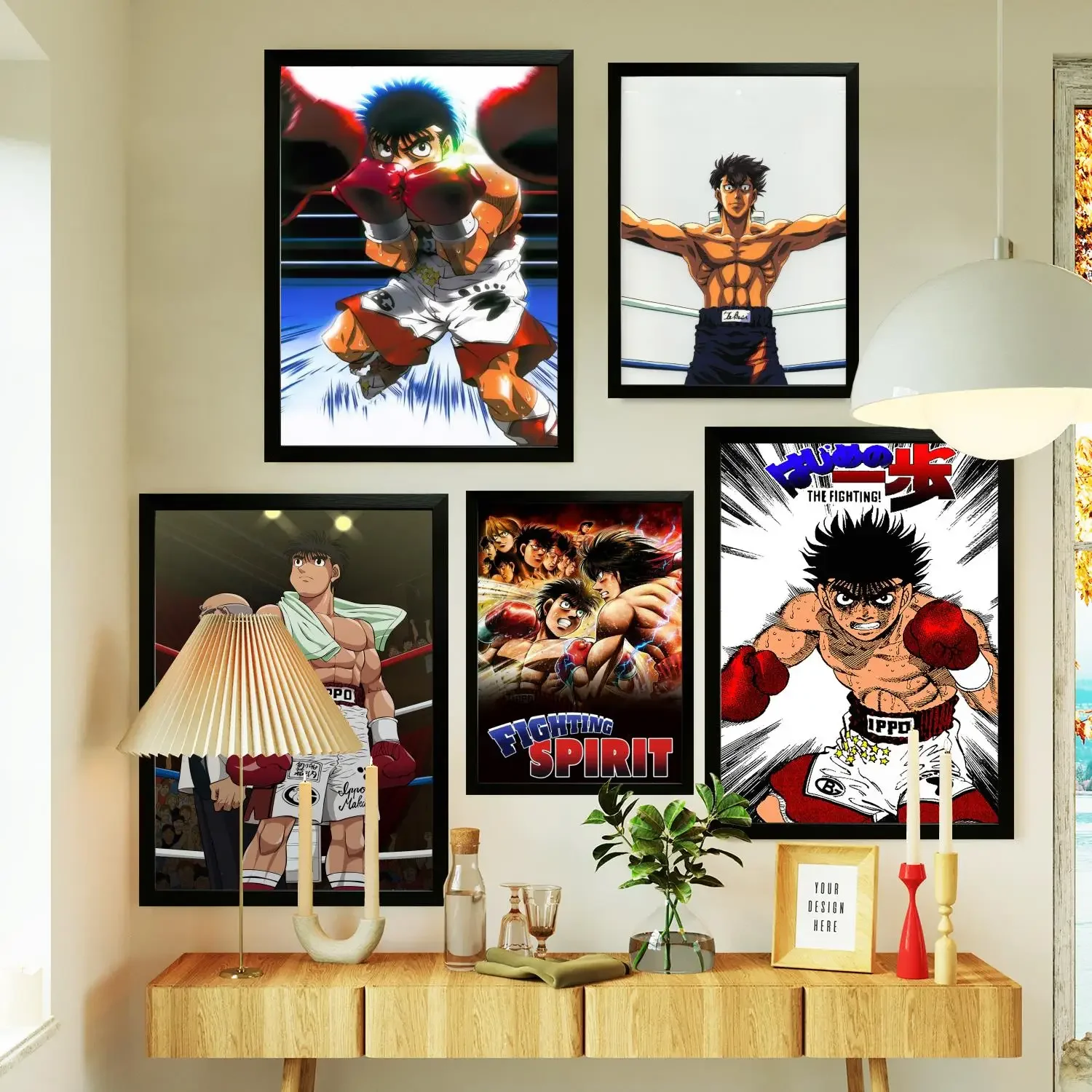 hajime no ippo Poster Prints Wall Art Canvas Painting Poster For Modern Family Living Room Home Decor